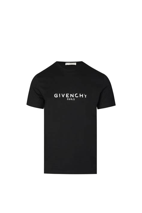 givenchy shark necklace|Givenchy distressed logo t shirt.